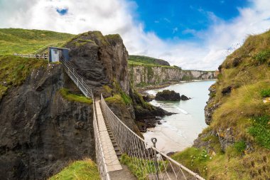 Carrick-A-Rede rope bridge, Northern Ireland, United Kingdom on June 14, 2016