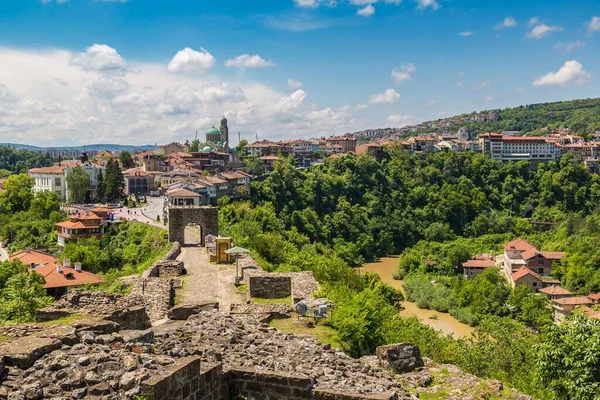 Фортецю Велико Тирново Один Прекрасний Літній День Болгарія — стокове фото