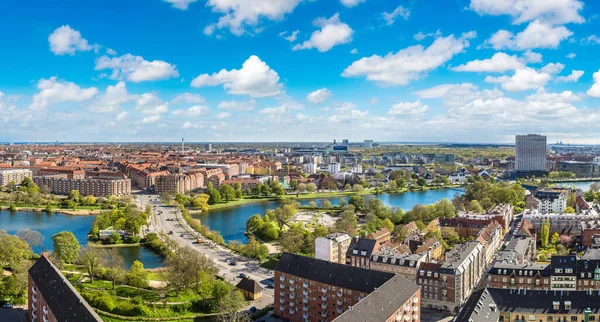 Luftaufnahme Von Kopenhagen Dänemark Einem Sonnigen Tag — Stockfoto