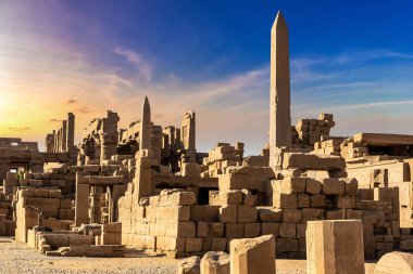 Karnak temple in a sunny day, Luxor, Egypt