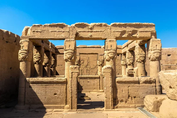 Dendera Temple Sunny Day Luxor Egypt —  Fotos de Stock