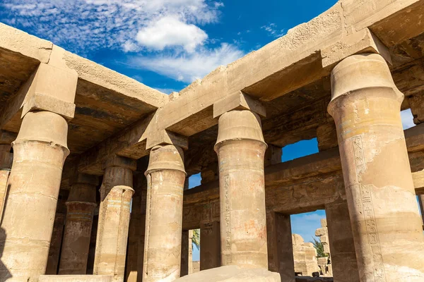 Karnak Temple Sunny Day Luxor Egypt — Stock fotografie