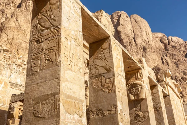 Храм Царицы Хатшепсут Долина Царей Египет — стоковое фото
