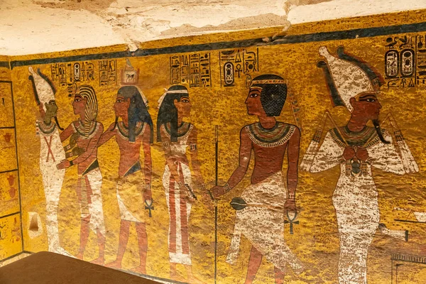 Túmulo Faraó Tutancâmon Vale Dos Reis Luxor Egito — Fotografia de Stock