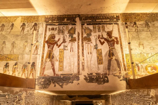 Tomb Pharaoh Rameses Iii Valley Kings Luxor Egypt — Photo