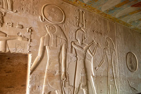 Tomb Pharaoh Sethi Valley Kings Luxor Egypt — Fotografia de Stock