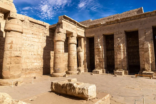 Medinet Habu Temple Luxor Valley King Egypt — Zdjęcie stockowe