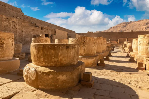 Medinet Habu Temple Luxor Valley King Egypt —  Fotos de Stock