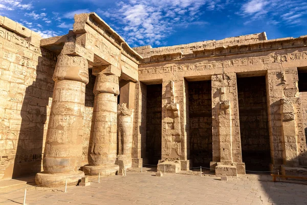 Medinet Habu Temple Luxor Valley King Egypt — Zdjęcie stockowe
