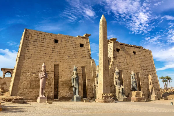Luxor Tempel Einem Sonnigen Tag Luxor Ägypten — Stockfoto