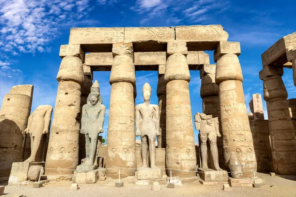 Luxor Tempel Einem Sonnigen Tag Luxor Ägypten — Stockfoto