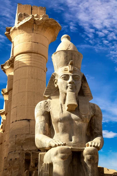 Tempio Luxor Una Giornata Sole Luxor Egitto — Foto Stock