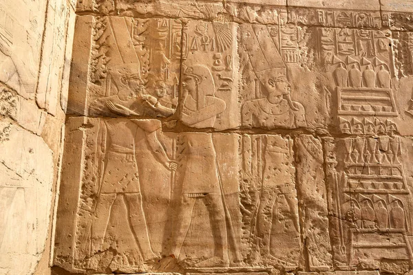 Храм Луксор Сонячний День Луксор Єгипет — стокове фото