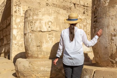 Luxor 'daki Medinet Habu tapınağı, Kral Vadisi, Mısır