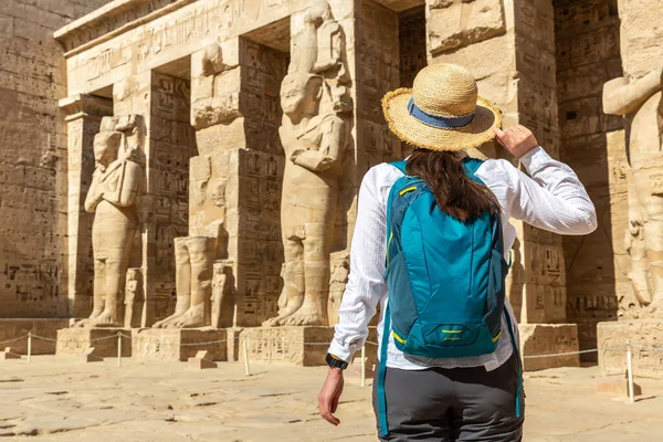 stock image Medinet Habu temple in Luxor, Valley of King, Egypt