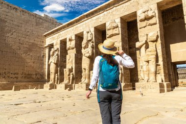 Luxor 'daki Medinet Habu tapınağı, Kral Vadisi, Mısır