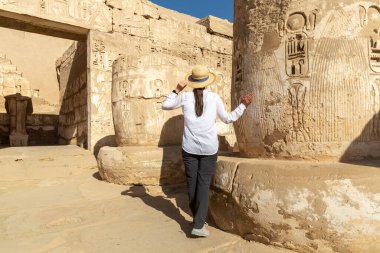 Luxor 'daki Medinet Habu tapınağı, Kral Vadisi, Mısır