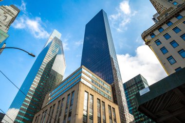 NEW YORK CITY, ABD - 29 Mart 2020: New York 'taki Trump Tower binası, ABD