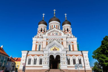 Alexander Nevsky Cathedral in Tallinn in a beautiful summer day, Estonia