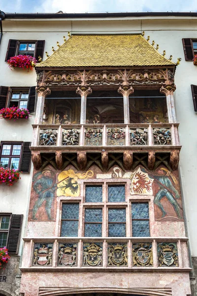 Goldenes Dachl Golden Roof Innsbruck Beautiful Summer Day Austria — Stock Photo, Image