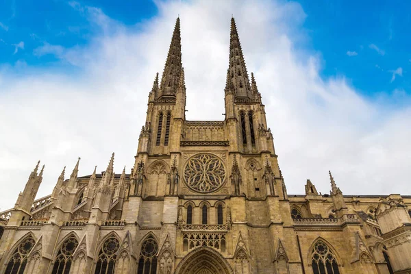 Catedral Santo André Bordéus Belo Dia Verão França — Fotografia de Stock