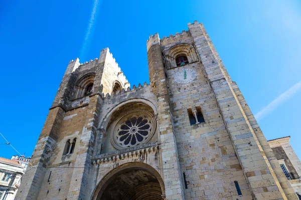 Kathedrale Von Lissabon Portugiesisch Einem Schönen Sommertag — Stockfoto