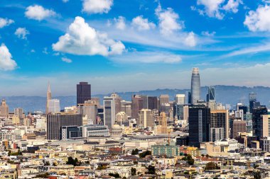 San Francisco, California, ABD 'nin panoramik hava manzarası