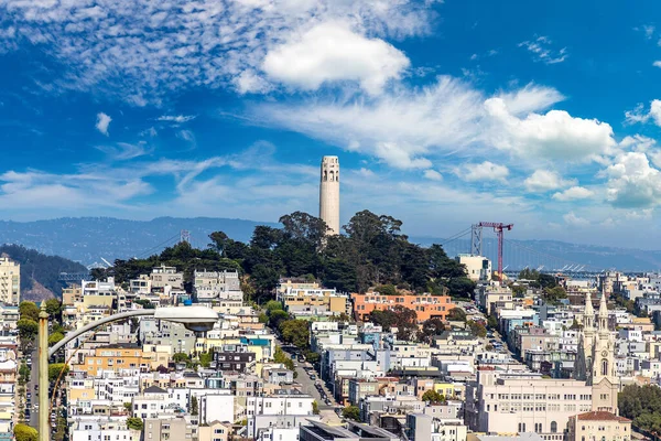 Coit Tower San Francisco Califórnia Eua — Fotografia de Stock