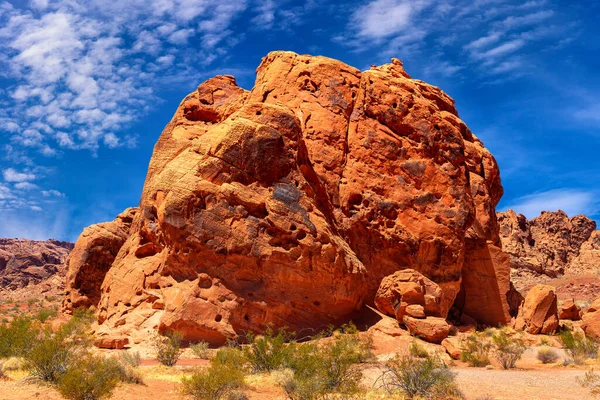 Seven Sisters Rocks Valley Fire State Park Sunny Day Nevada — Stock Photo, Image