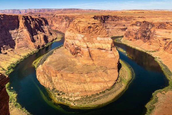 Güneşli bir günde Horseshoe Bend, Arizona, ABD