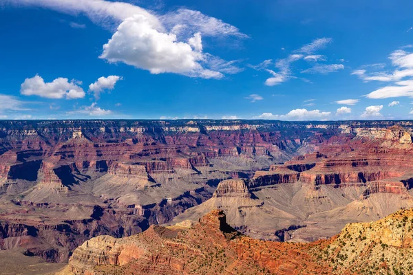 Grand Canyon National Park Μια Ηλιόλουστη Μέρα Αριζόνα Ηπα — Φωτογραφία Αρχείου
