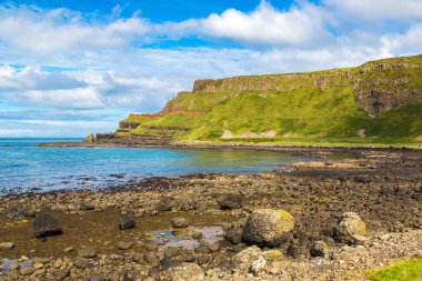 Causeway dev bir güzel yaz günü, Kuzey İrlanda