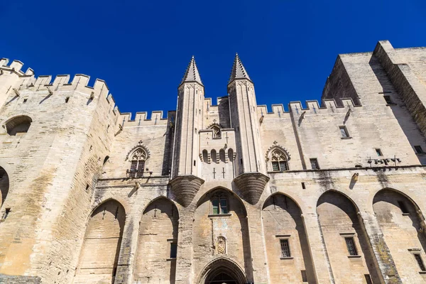 Papal Palace Avignon Beautiful Summer Day France — Stock Photo, Image