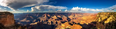 Arizona, ABD 'de Powell Point' te Büyük Kanyon Ulusal Parkı Panoraması