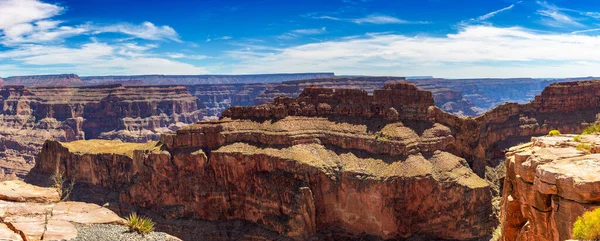 Panorama Van Grand Canyon West Rim Een Zonnige Dag Verenigde — Stockfoto