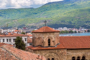 Ohri St. Sofya kilisede bir güzel yaz günü, Makedonya Cumhuriyeti