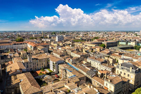 Panoramic Aerial View Bordeaux Beautiful Summer Day France — Stock Photo, Image