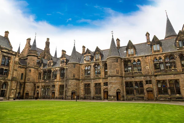 University Glasgow Scozia Una Bellissima Giornata Estiva Regno Unito — Foto Stock