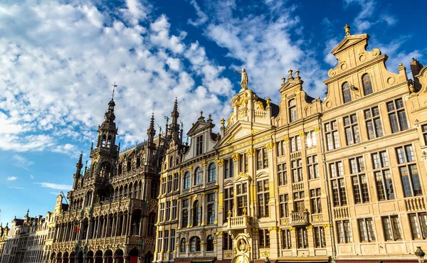 Brüksel Deki Grand Place Güzel Bir Yaz Günü Belçika — Stok fotoğraf