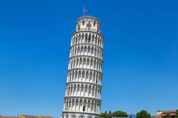 Šikmá Věž Pise Itálie Krásné Letní Den — Stock fotografie