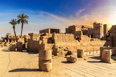 Karnak temple in a sunny day, Luxor, Egypt