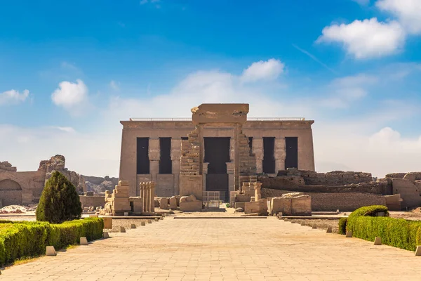 Dendera Temple Sunny Day Luxor Egypt — стоковое фото