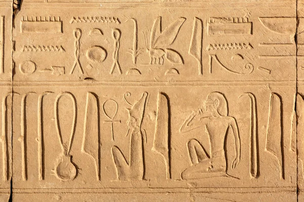 Храм Карнак Сонячний День Луксор Єгипет — стокове фото