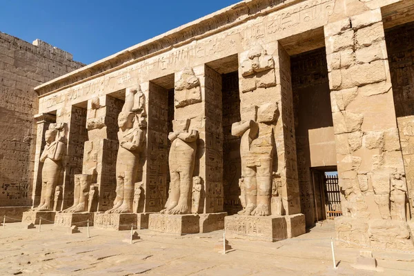 Medinet Habu Temple Luxor Valley King Egypt — Stock fotografie