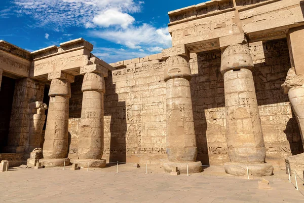 Medinet Habu Temple Luxor Valley King Egypt — Zdjęcie stockowe