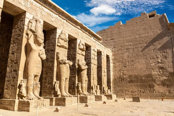 Medinet Habu Temple Luxor Valley King Egypt — Foto de Stock