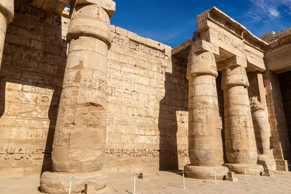 Medinet Habu Temple Luxor Valley King Egypt — Zdjęcie stockowe