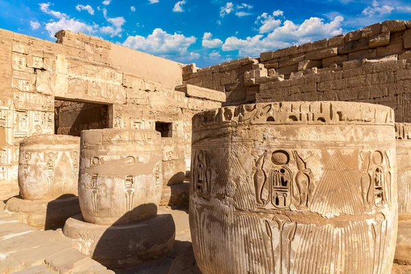 Medinet Habu Temple Luxor Valley King Egypt —  Fotos de Stock