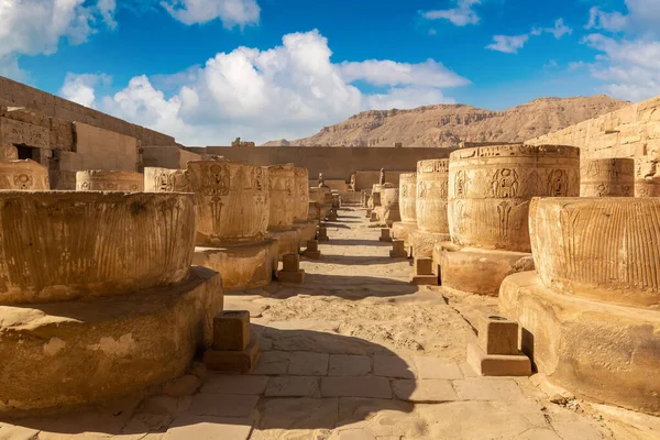 Medinet Habu Temple Luxor Valley King Egypt —  Fotos de Stock
