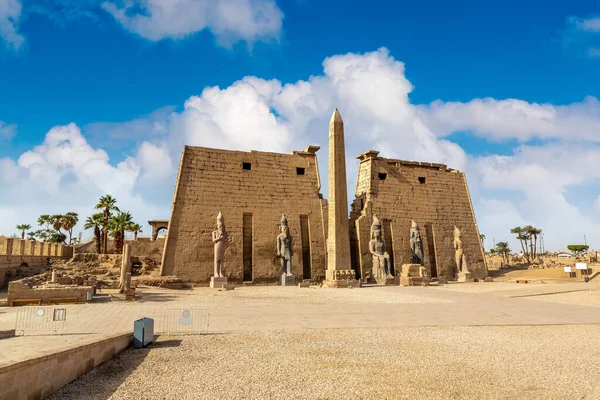 Luxor Temple Sunny Day Luxor Egypt — Zdjęcie stockowe